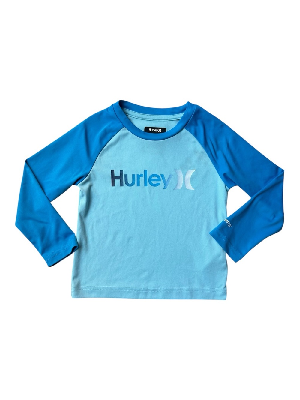 Hurley 3T boys blue UPF 50+ Long sleeve Rashguard
